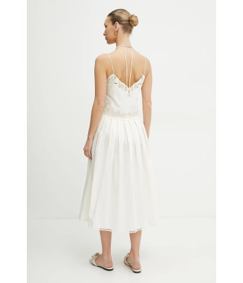 Платье с кружевом TWINSET 251TT2160 бежевое