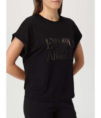 Женская футболка EMPORIO ARMANI EW000616AF12187 черная