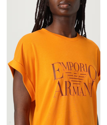 Женская футболка EMPORIO ARMANI EW000616AF12187 оранжевая