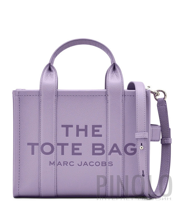 Шкіряна сумка MARC JACOBS The Small Tote Bag H009L01SP21553 фіолетова