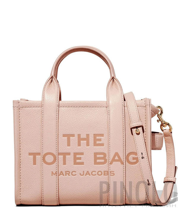 Кожаная сумка MARC JACOBS The Small Tote Bag H009L01SP21624 пудровая