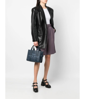Кожаная сумка MARC JACOBS The Small Tote Bag H009L01SP21426 темно-синяя