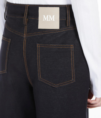 Брюки-кюлоты MAX MARA Fausto темно-синие