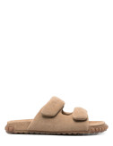 Замшевые шлепанцы ASH Twist 150038-002 карамельные