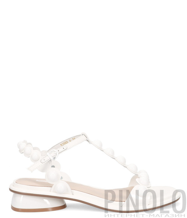Кожаные сандалии JEANNOT TJ553 белые Кожаные сандалии JEANNOT TJ553 белые