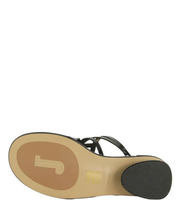 Сандалии в лаковой коже JEANNOT TJ551 черные