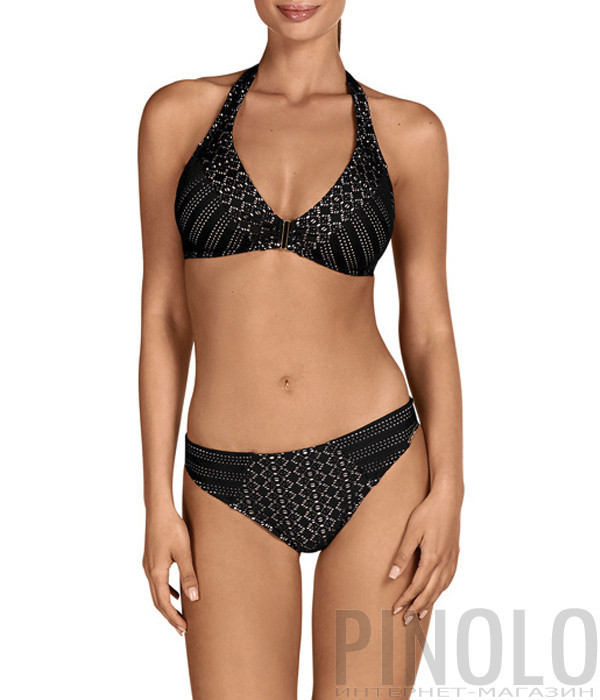 Купальник трикутник та сліпи DOLORES CORTES 1706 чорний