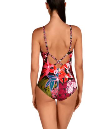 Слитный купальник DOLORES CORTES 1608 с коррекцией принт