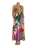 Пляжна сукня DOLORES CORTES 1617 яскравий принт