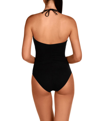 Сплошной купальник-бандо DOLORES CORTES 1691 черный