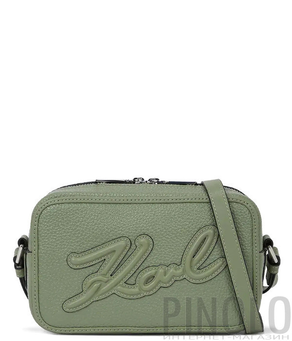 Сумка через плечо KARL LAGERFELD A1W30040 зеленая Сумка через плечо KARL LAGERFELD A1W30040 зеленая