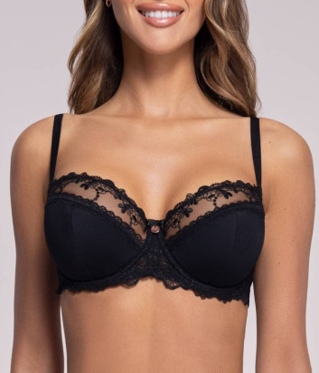 Бюстгальтер AVA Novato 1030 Maxi с полумягкими чашками черный