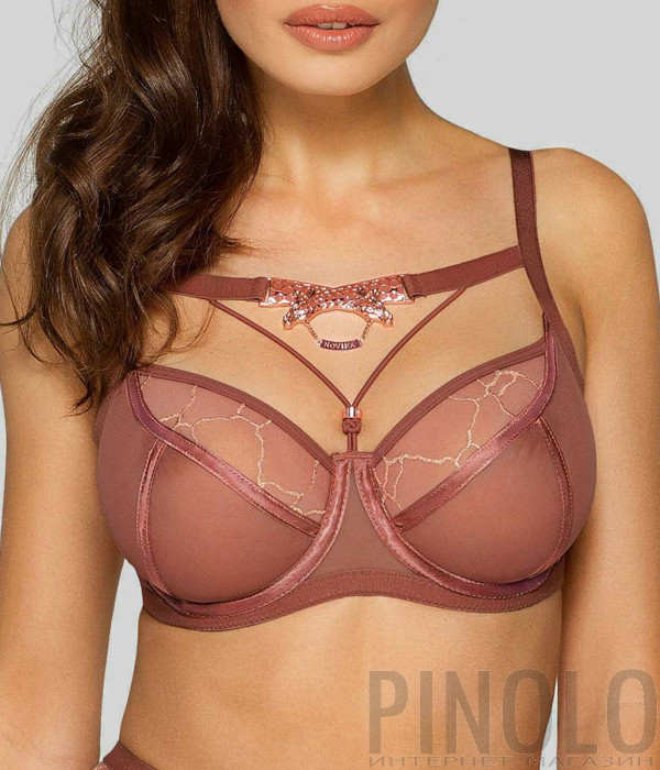 Бюстгальтер с мягкими чашками AVA Savane N 03 коричневый