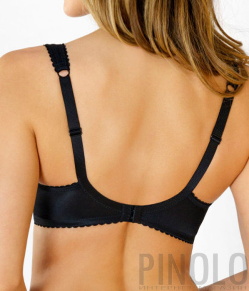 Бюстгальтер с мягкой чашкой ROSME Anette 494620 на широких бретелях черный