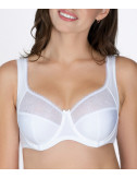 Бюстгальтер с мягкой чашкой ROSME Laura 627520 на широких бретелях белый