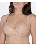 Бюстгальтер с мягкой чашкой ROSME Grace 723721 на широких бретелях бежевый