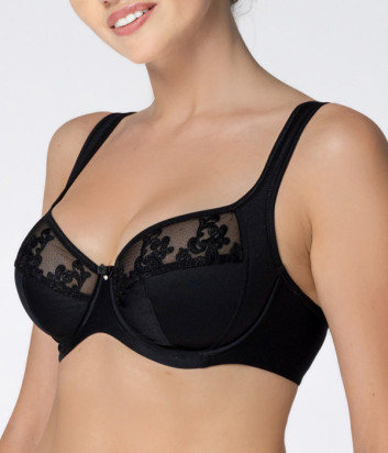 Бюстгальтер с мягкой чашкой ROSME Grace 723721 на широких бретелях черный Бюстгальтер с мягкой чашкой ROSME Grace 723721 на широких бретелях черный
