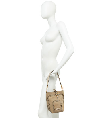 Замшевая сумка GIANNI CHIARINI Vanessa 11395 ореховая