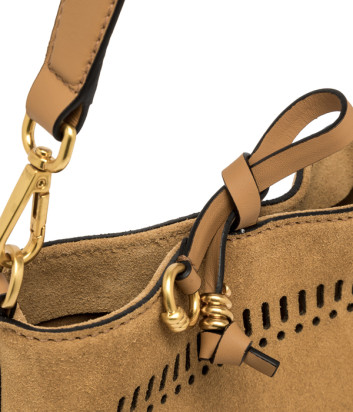 Замшевая сумка GIANNI CHIARINI Vanessa 11395 ореховая