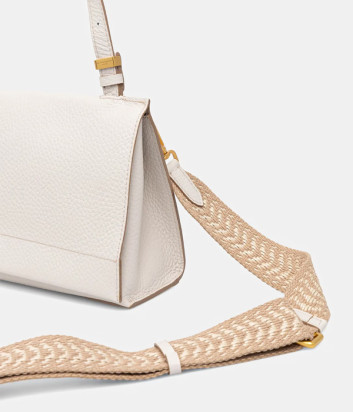 Сумка в зернистой коже GIANNI CHIARINI Nicole 11336 белая