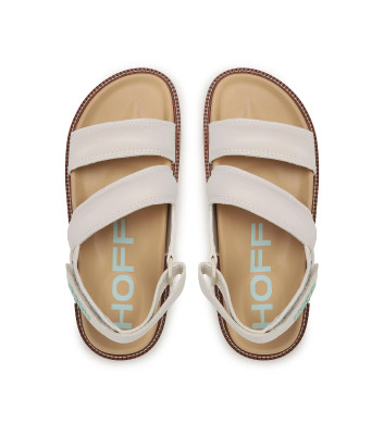 Кожаные сандалии HOFF Road 12312004 молочные
