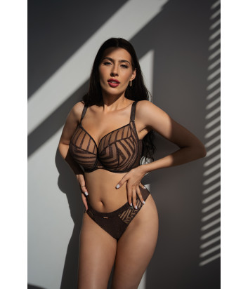 Бюстгальтер с мягкой чашкой KRIS LINE Brownie шоколадный