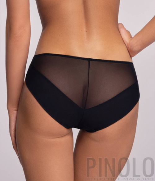 Трусики AVA Novato AVF 1030 с кружевом черные