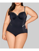 Купальник AVA SKJ 63 с уплотненными чашками на косточках черный