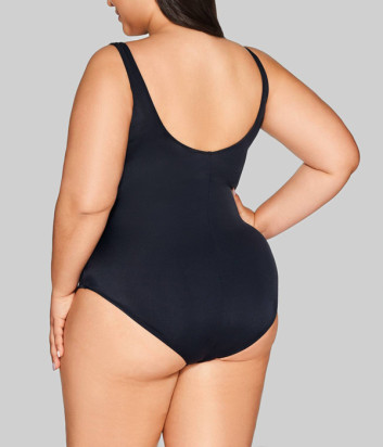 Цельный купальник AVA SKJ 61 LATTE с уплотненными чашками без косточек принт