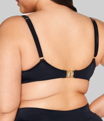 Купальный бюстгальтер с формованной чашкой AVA SK 313 черный