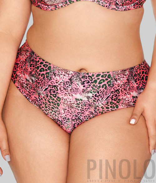 Класичні плавки AVA SF 216/12 рожеві з принтом