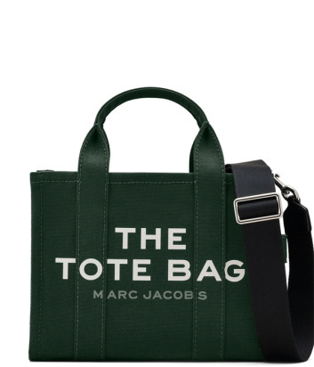 Сумка MARC JACOBS The Canvas Small Tote Bag M0016493 темно-зеленая