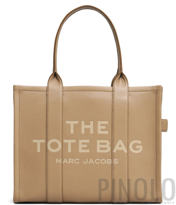 Сумка MARC JACOBS The Leather Large Tote Bag H020L01FA21 бежевая