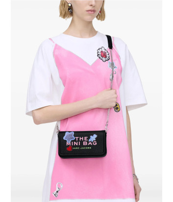 Мини-сумка на цепочке MARC JACOBS The Sticker Patch Mini Bag 2S5SMN010S01 черная
