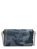 Мини-сумка на цепочке MARC JACOBS The Camo Jacquard Chain Mini 2R4SMN015S03 синий принт