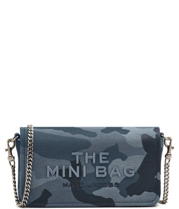 Мини-сумка на цепочке MARC JACOBS The Camo Jacquard Chain Mini 2R4SMN015S03 синий принт