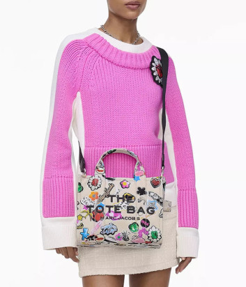Сумка MARC JACOBS The Sticker Small Tote Bag 2S5HTT002H03 яркий принт