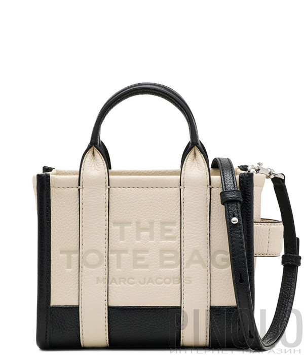 Сумка через плече MARC JACOBS Colorblock Mini Tote Bag 2S4HCR065H02 чорно-біла