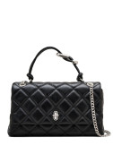 Стеганная сумка MARC JACOBS The Quilted Dual Convertible Shoulder Bag 2S5HCR007H02 черная
