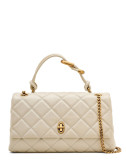 Стеганная сумка MARC JACOBS The Quilted Dual Convertible Shoulder Bag 2S5HCR007H02 молочная