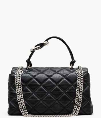 Стеганная сумка MARC JACOBS The Quilted Dual Convertible Shoulder Bag 2S5HCR007H02 черная
