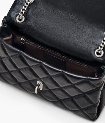 Стеганная сумка MARC JACOBS The Quilted Dual Convertible Shoulder Bag 2S5HCR007H02 черная