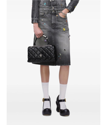 Стеганная сумка MARC JACOBS The Quilted Dual Convertible Shoulder Bag 2S5HCR007H02 черная