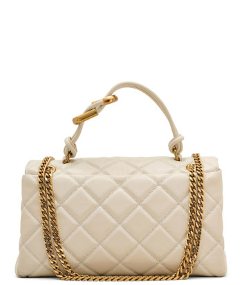 Стеганная сумка MARC JACOBS The Quilted Dual Convertible Shoulder Bag 2S5HCR007H02 молочная