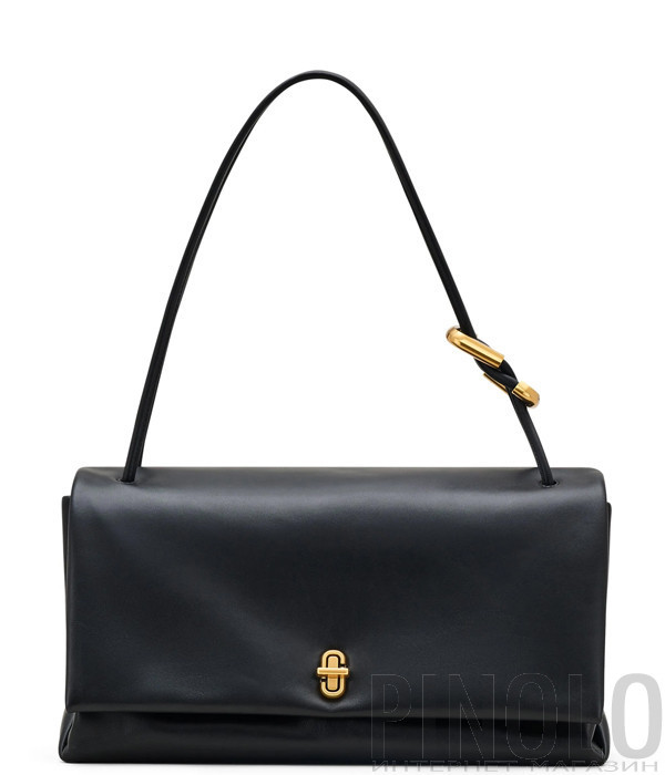 Кожаная сумка MARC JACOBS The Large Dual Bag 2F4HSH011H04 черная