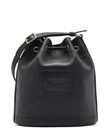 Кожаная сумка MARC JACOBS The Large Bucket Bag 2R4HSH037H02 черная