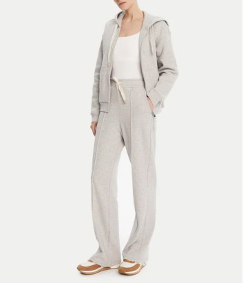 Костюм WEEKEND Max Mara CANE-FOLK жіноча толстовка з капюшоном і штани сірий