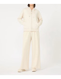 Костюм WEEKEND Max Mara CANE-FOLK жіноча толстовка з капюшоном і штани бежевий