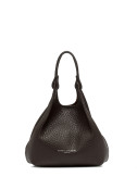 Маленькая сумка GIANNI CHIARINI DUA 9718 в мягкой зернистой коже коричневая