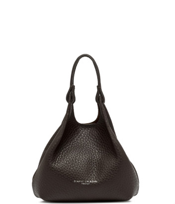 Маленькая сумка GIANNI CHIARINI DUA 9718 в мягкой зернистой коже коричневая